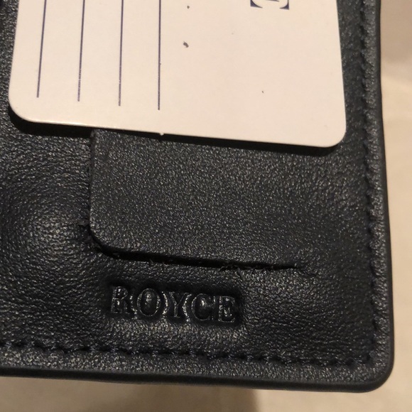 Royce “Google Cloud” black leather luggage tag - Picture 7 of 12